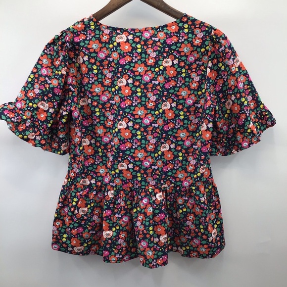 JODIFL Floral Blouse - Vibrant Multicolor Floral Blouse - Picture 2 of 12